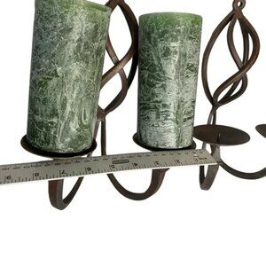 Spanish/Italian‎ style metal wall sconces. Set of two.